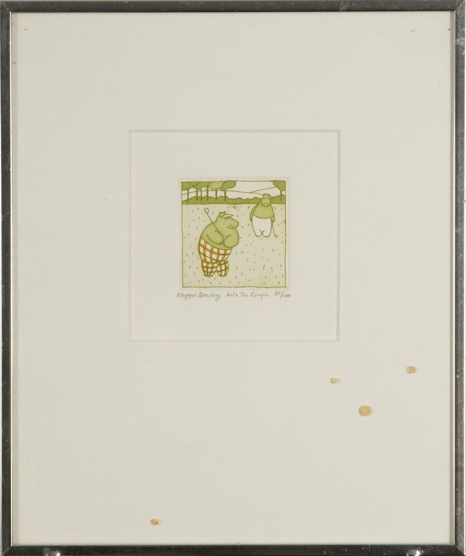 Maggie Burley - Comical animals, four pencil signed prints, each framed and glazed, three mounted, - Image 11 of 21