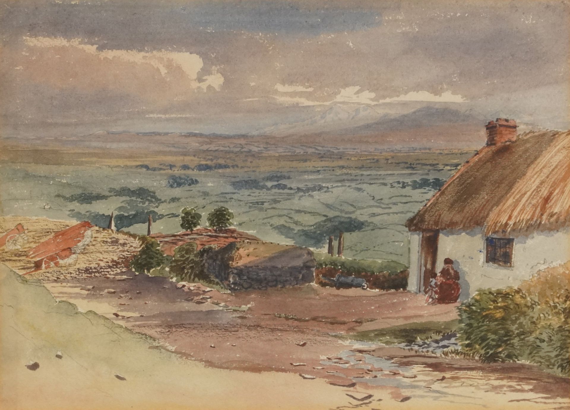 G F Granville - View near Belfast with The Morn Mountains in the distance and one other, pair of - Image 5 of 8