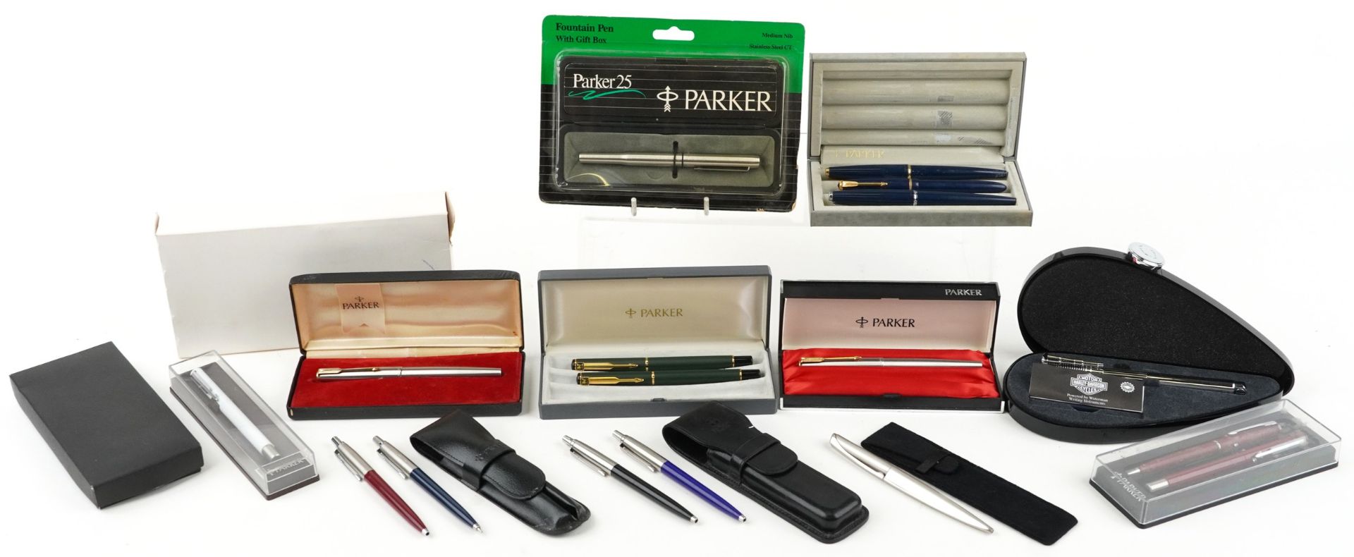 Vintage and later pens including Parker and Harley Davidson by Watermans : For further information
