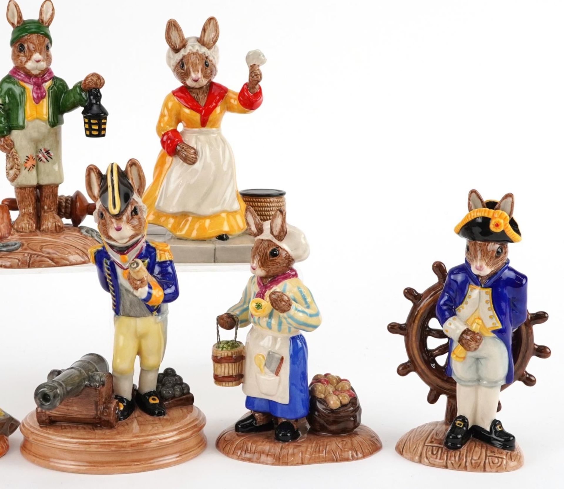 Seven Royal Doulton Bunnykins figures from the Shipmates Collection with certificates comprising - Image 3 of 6