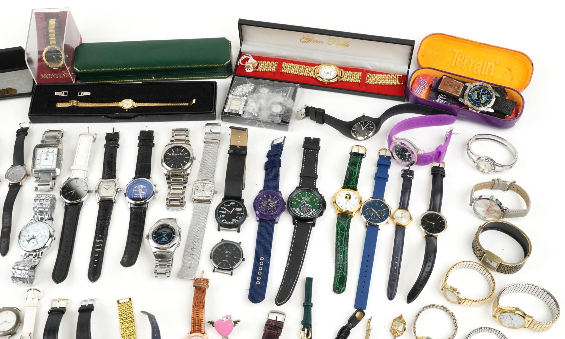 Large collection of costume jewellery and wristwatches including Sekonda, Meibo and Lorus : For - Bild 3 aus 5