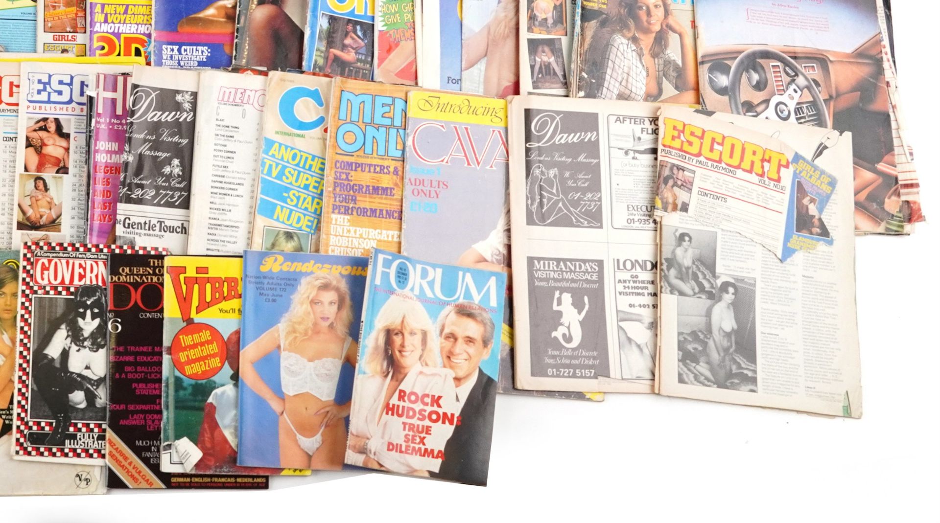 Large collection of erotic magazines including Mayfair, Playboy, Playgirl and International H & E - Bild 5 aus 5