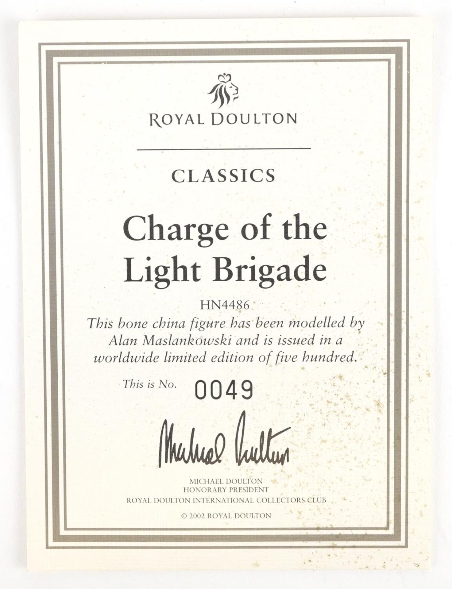 Royal Doulton Charge of the Light Brigade figure group HN4486, 23cm in length : For further - Bild 4 aus 4