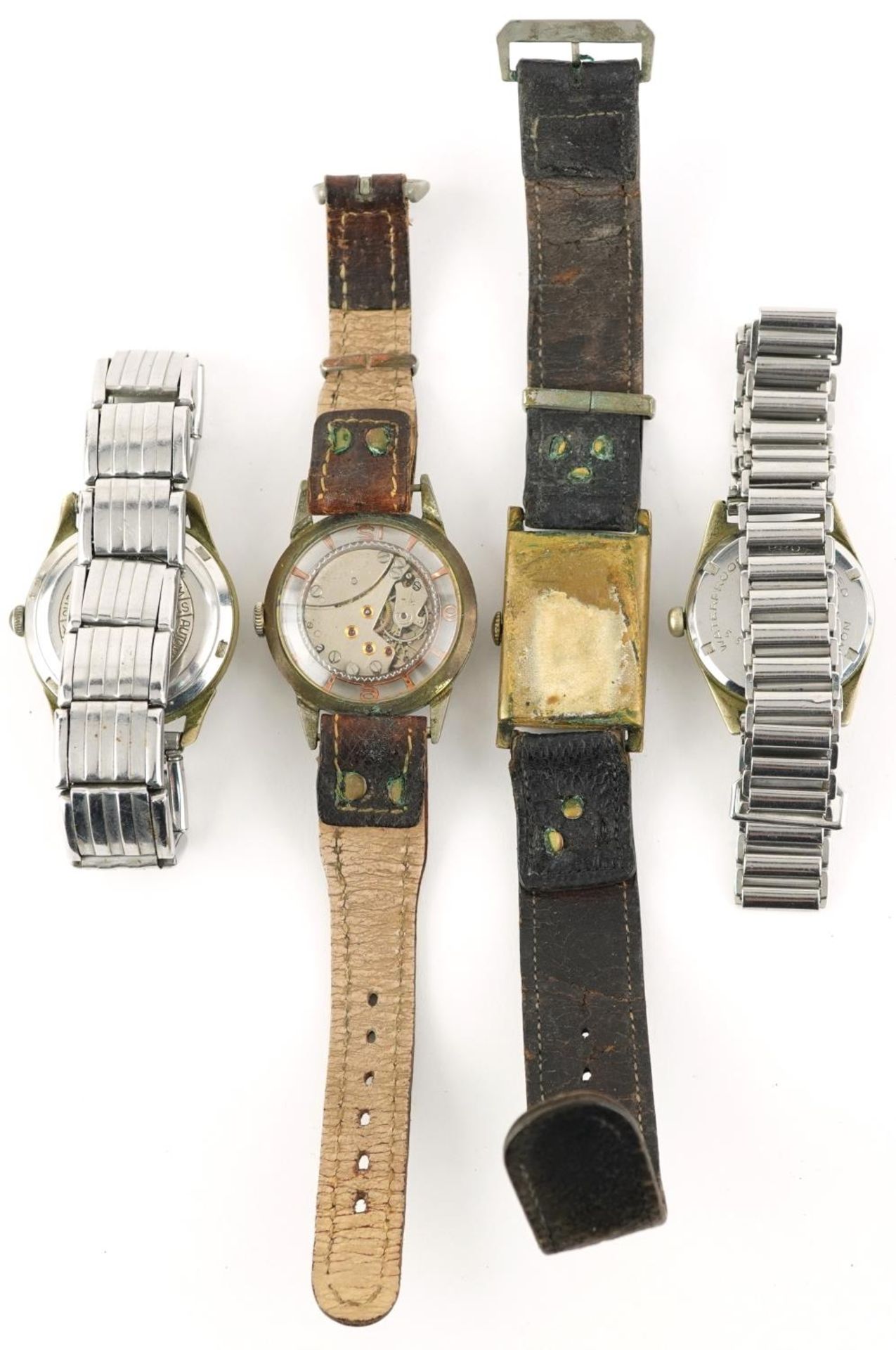Four vintage gentlemen's wristwatches comprising automatic Enicar, manual Rotary, manual Sorana - Image 3 of 3