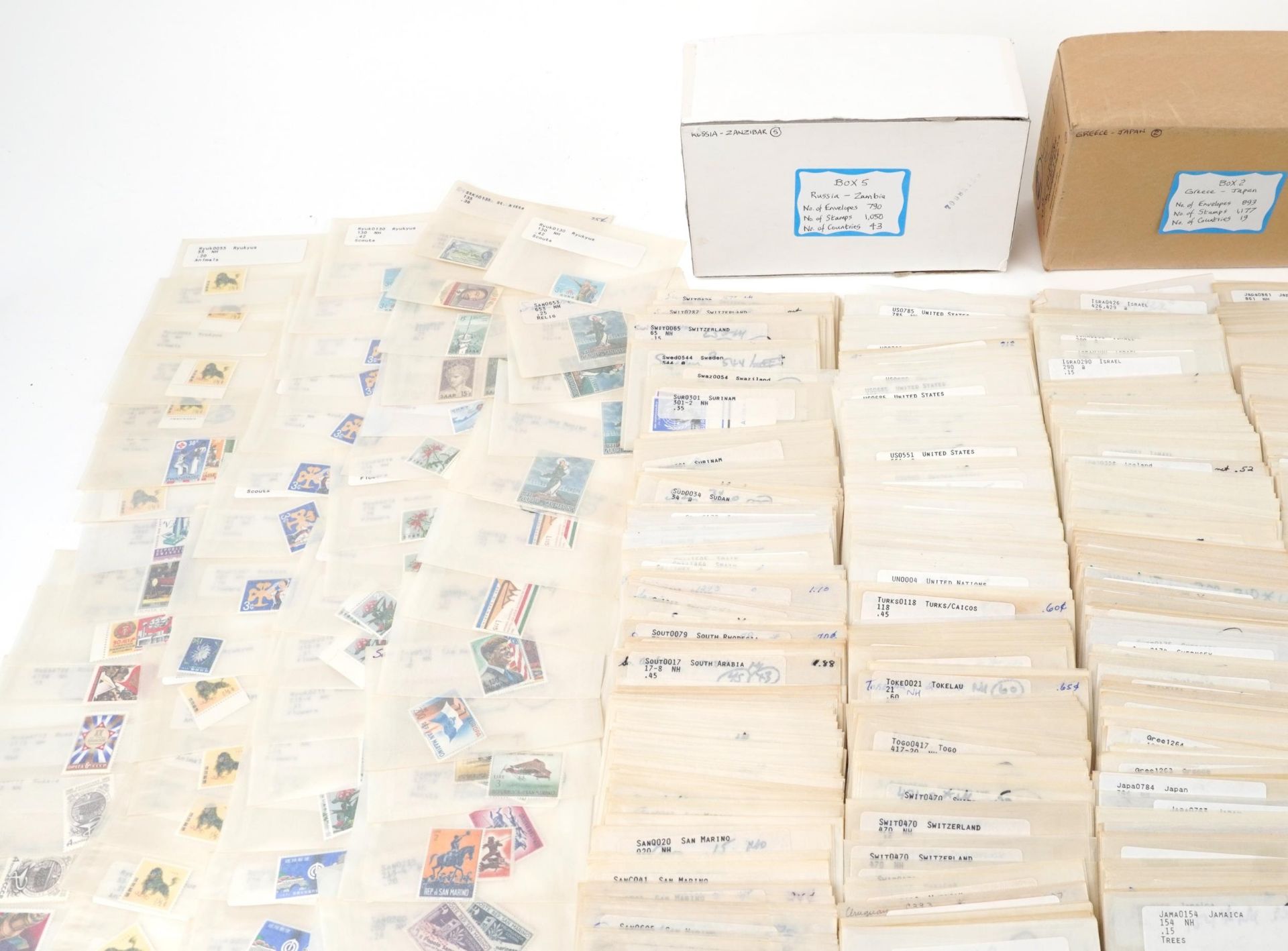 Extensive collection of over five thousand world stamps : For further information on this lot please - Bild 2 aus 11