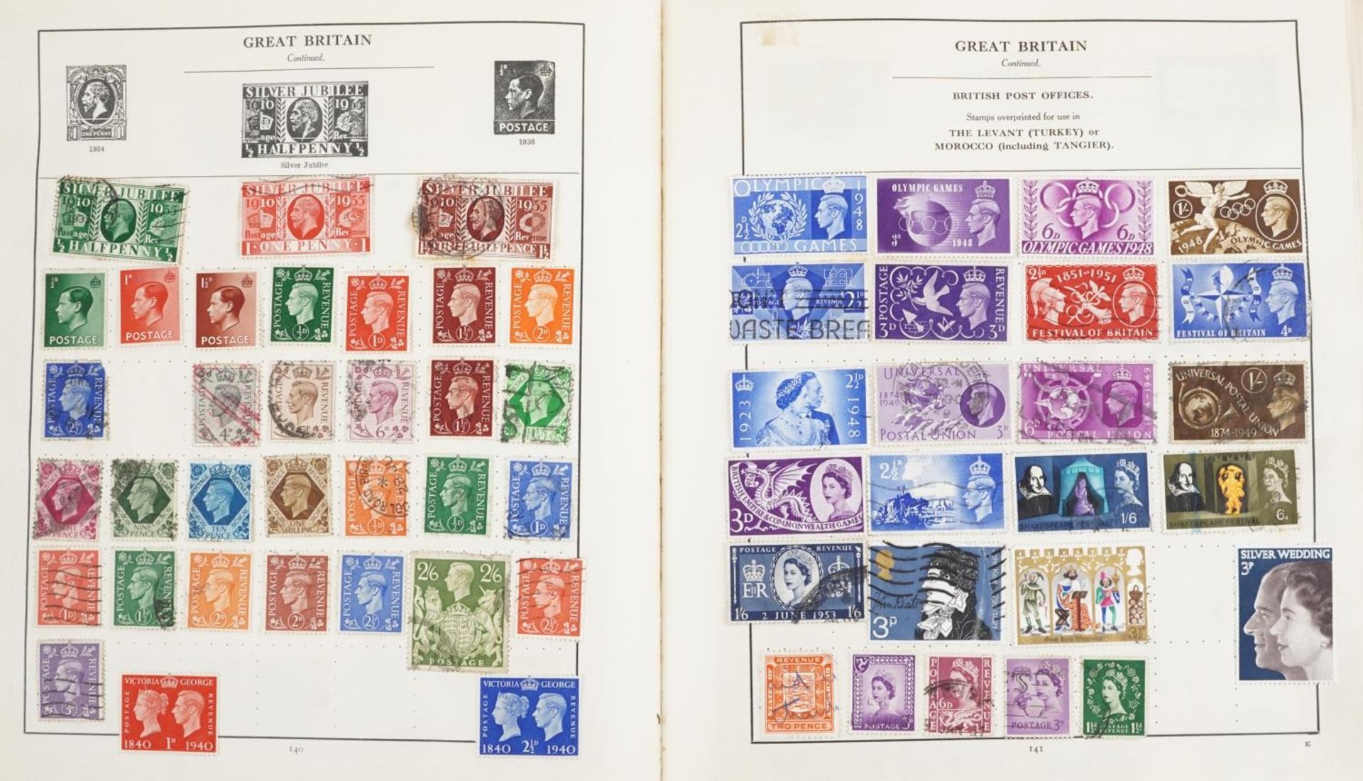 19th century and later British a world stamps, predominantly arranged in albums, including Penny - Bild 7 aus 19