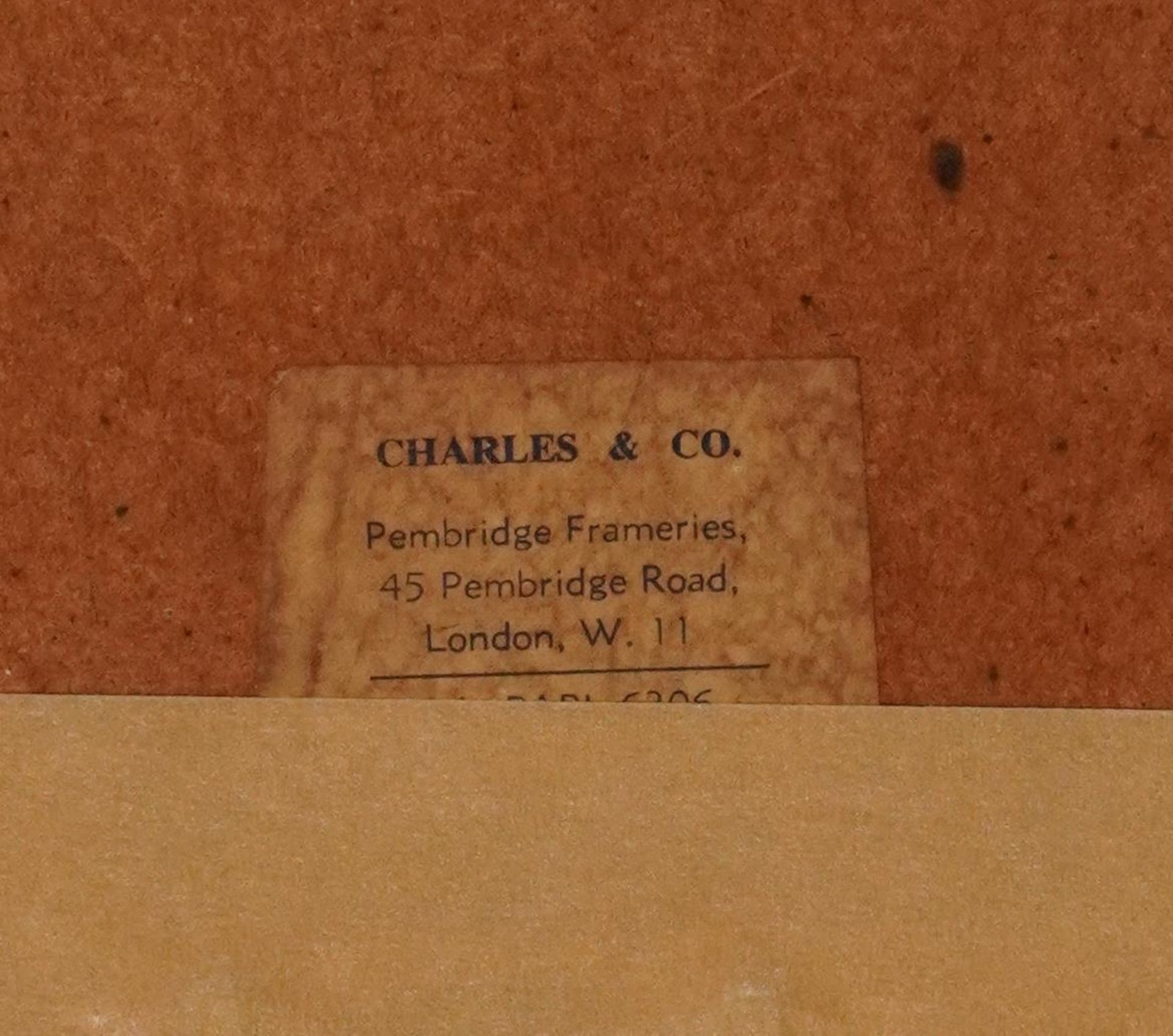 John Piper - Cheltenham, lithograph inscribed Curwen Press 1940 verso, mounted, framed and glazed, - Bild 4 aus 5