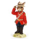 Royal Doulton Sergeant Mountie Bunnykins figure DB136 Special Edition of 250, 10cm high : For