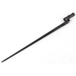 Russian military interest M1891 spike bayonet, 50cm in length : For further information on this