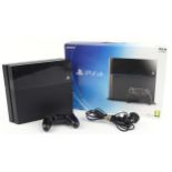 Sony PlayStation 4 500 GB games console with box : For further information on this lot please