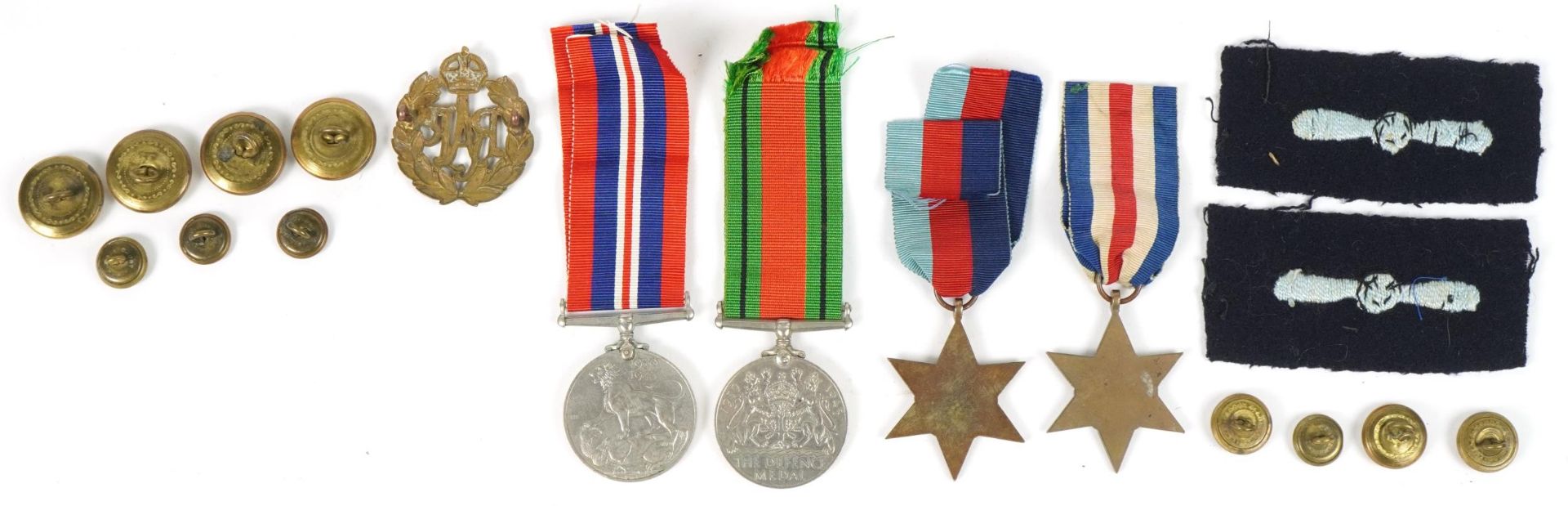 British military World War II medal group relating to K J Cox including Royal Air Force Service - Bild 5 aus 8