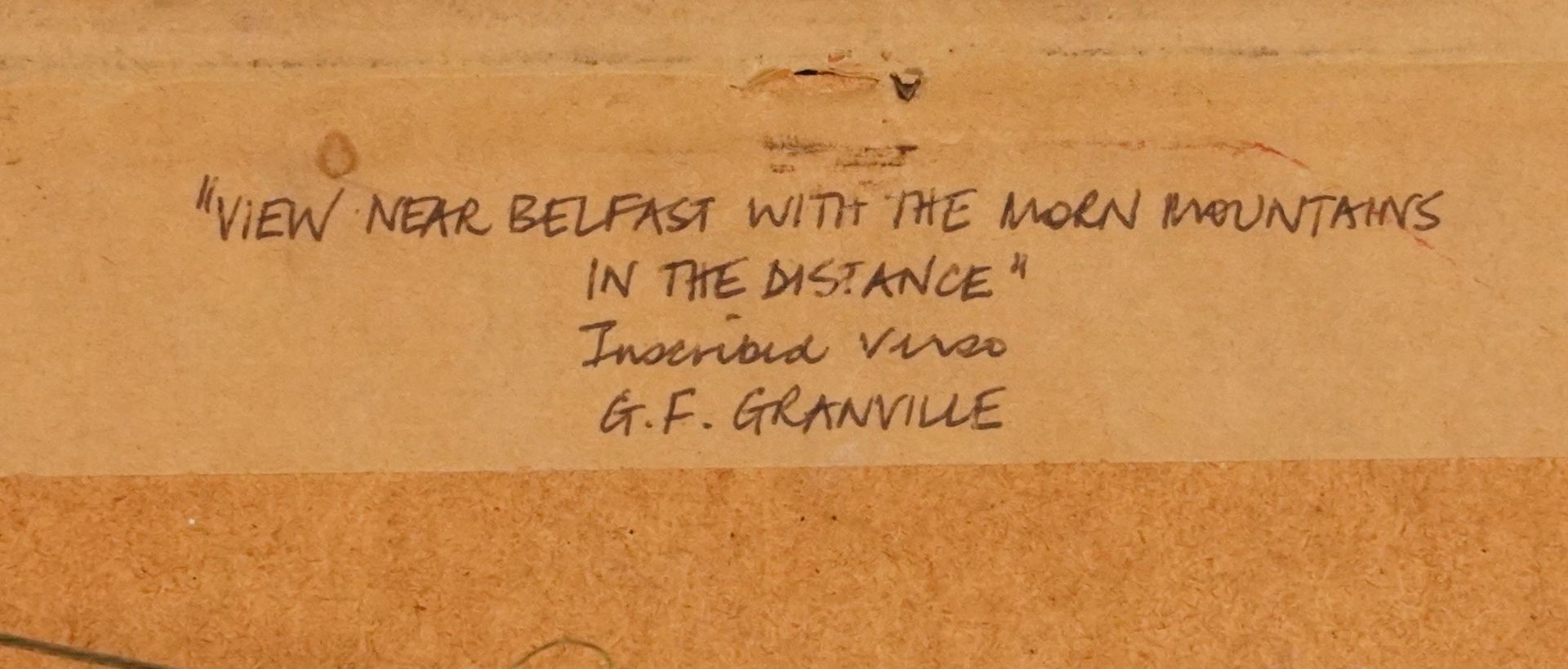 G F Granville - View near Belfast with The Morn Mountains in the distance and one other, pair of - Image 8 of 8