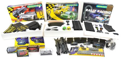 Scalextric Model Racing including Beetle Cup with box and various cars with boxes : For further