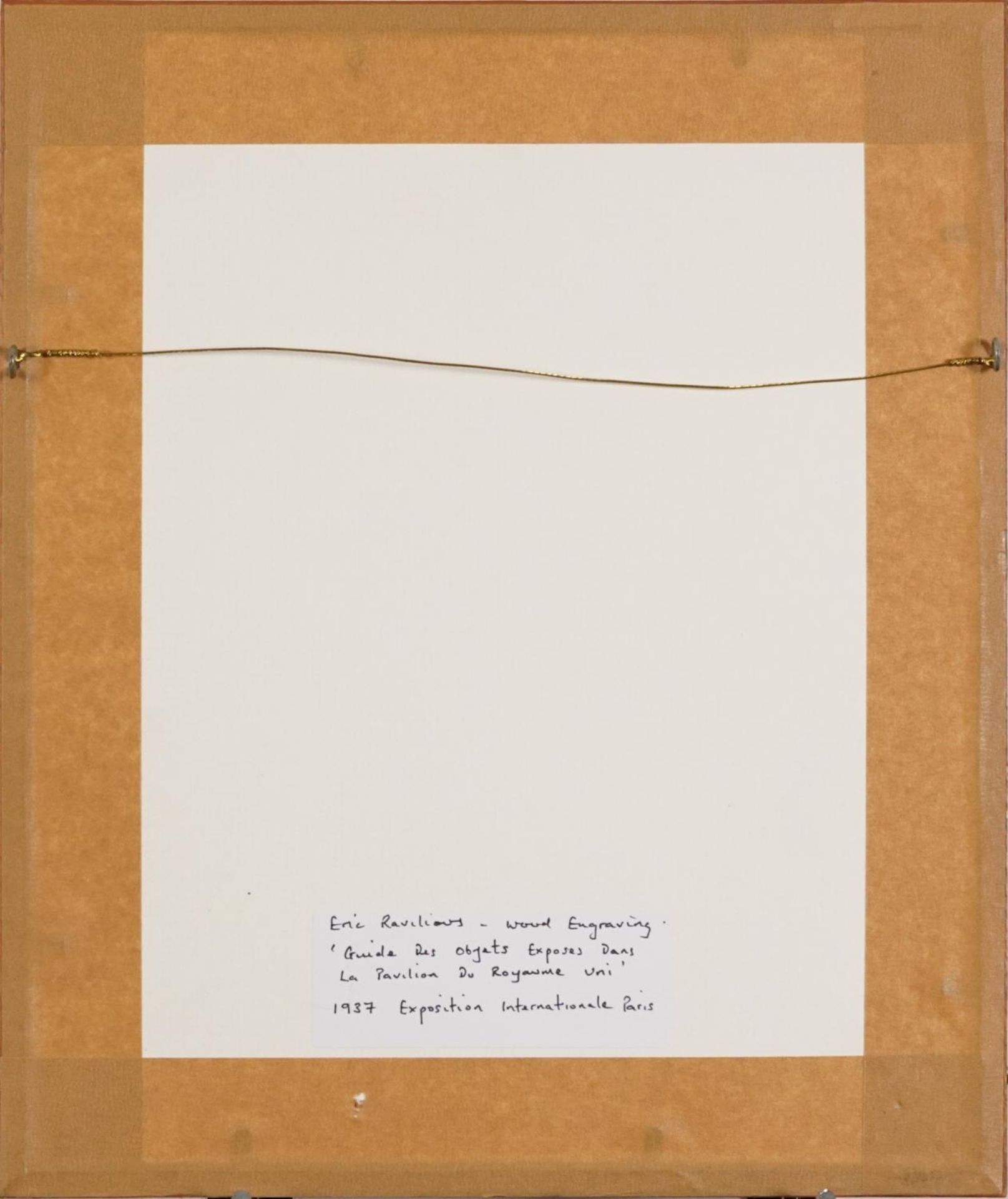 Eric Ravilious - Guide des Objects Exposes Dans la Pavillon du Royaume Uni, inscribed 1937 - Bild 3 aus 4