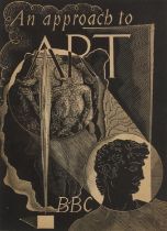 Blair Hughes-Stanton - An Approach to Art, wood engraving, inscribed Published by BBC 1935 verso,