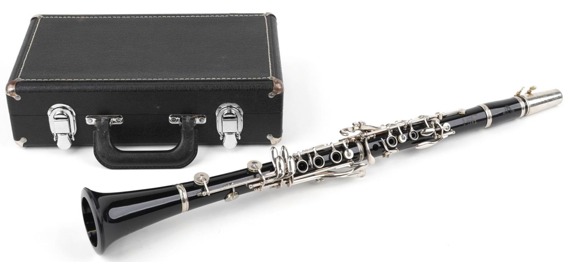 Boosey & Hawkes five piece clarinet housed in a fitted case : For further information on this lot