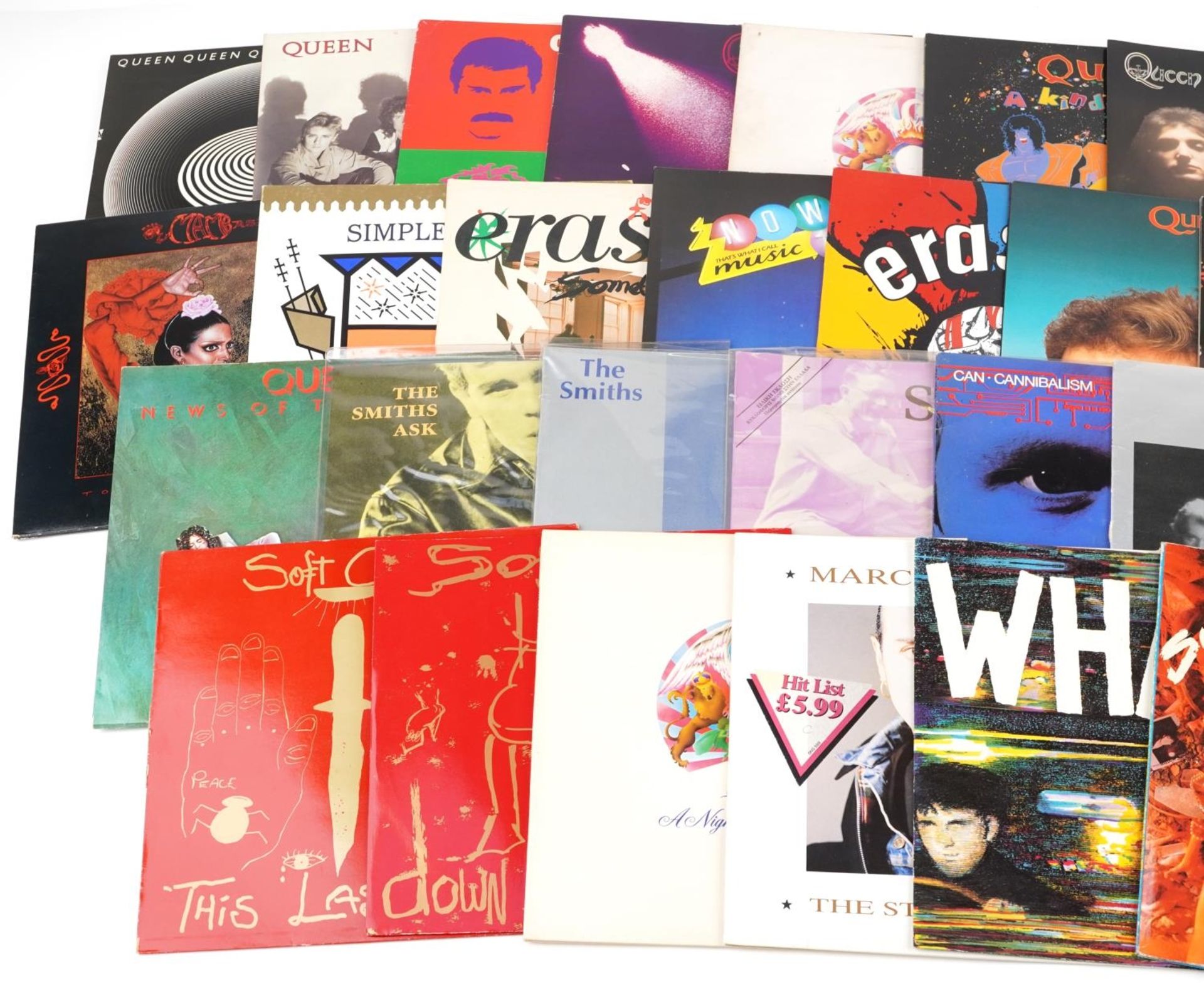 Vinyl LP records including The Smiths, Simple Minds and Queen : For further information on this - Image 2 of 3