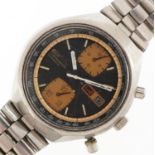Seiko, gentlemen's 1970s Seiko chronograph automatic 6138-8030 wristwatch with day/date aperture,