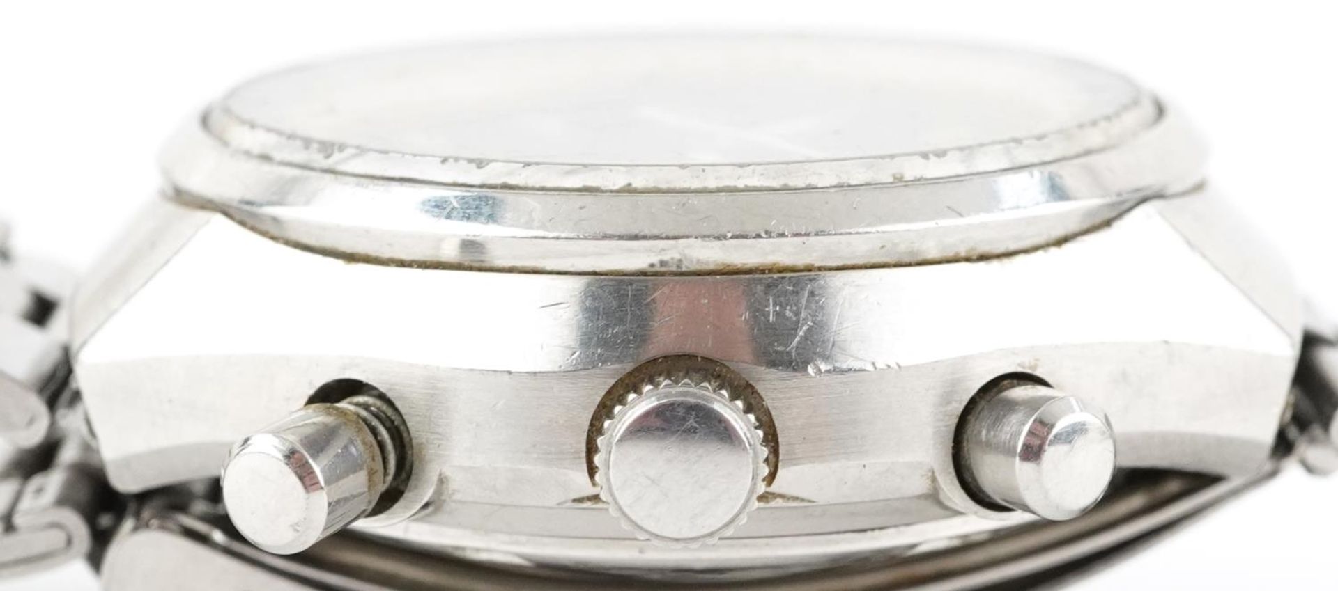 Seiko, gentlemen's 1970s Seiko chronograph automatic 6138-8030 wristwatch with day/date aperture, - Bild 8 aus 8