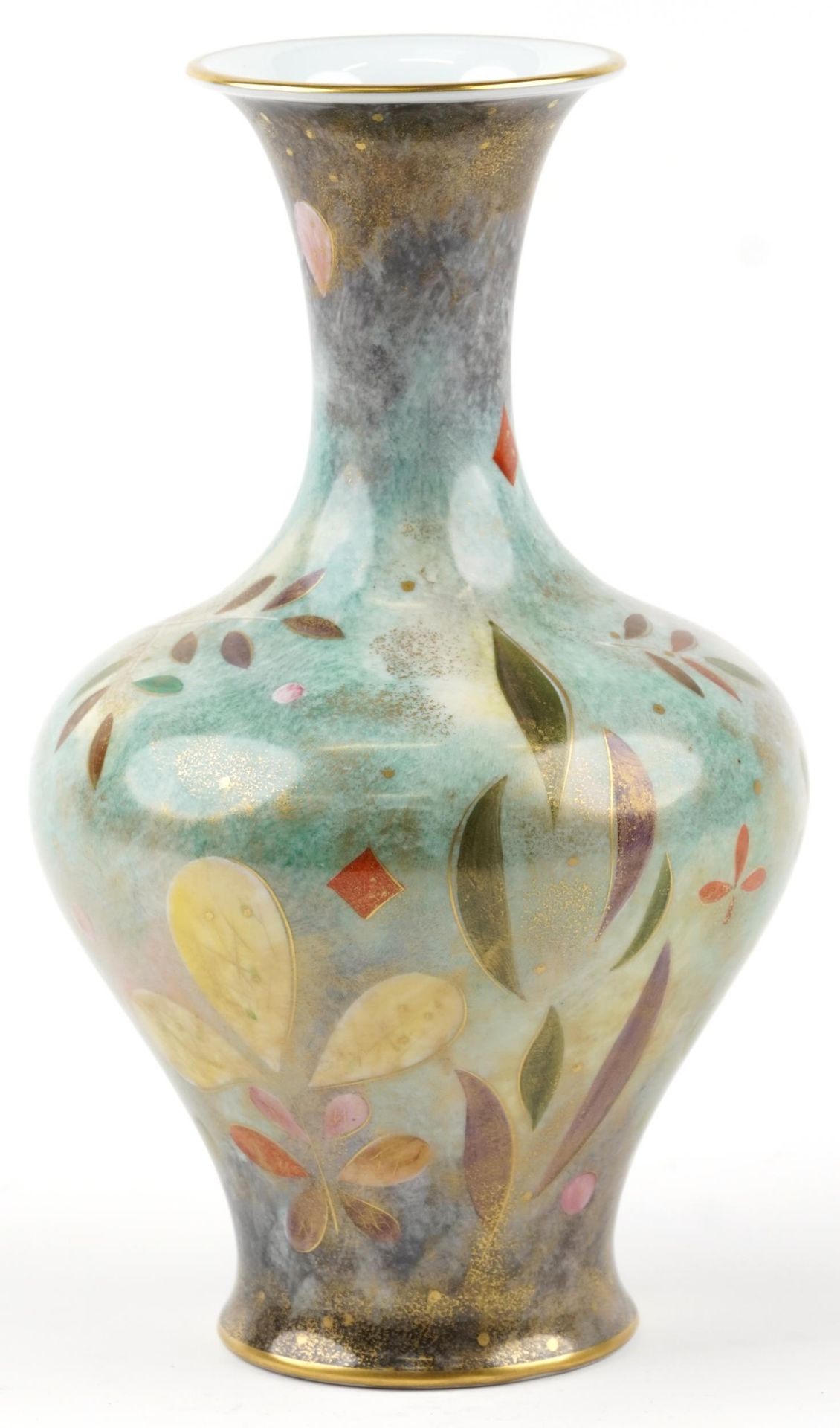 Rosenthal, German porcelain vase decorated with stylised foliage, numbered 7528 to the base, 31. - Image 2 of 5