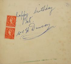 Early 20th century autograph album housing various annotations and signatures : For further