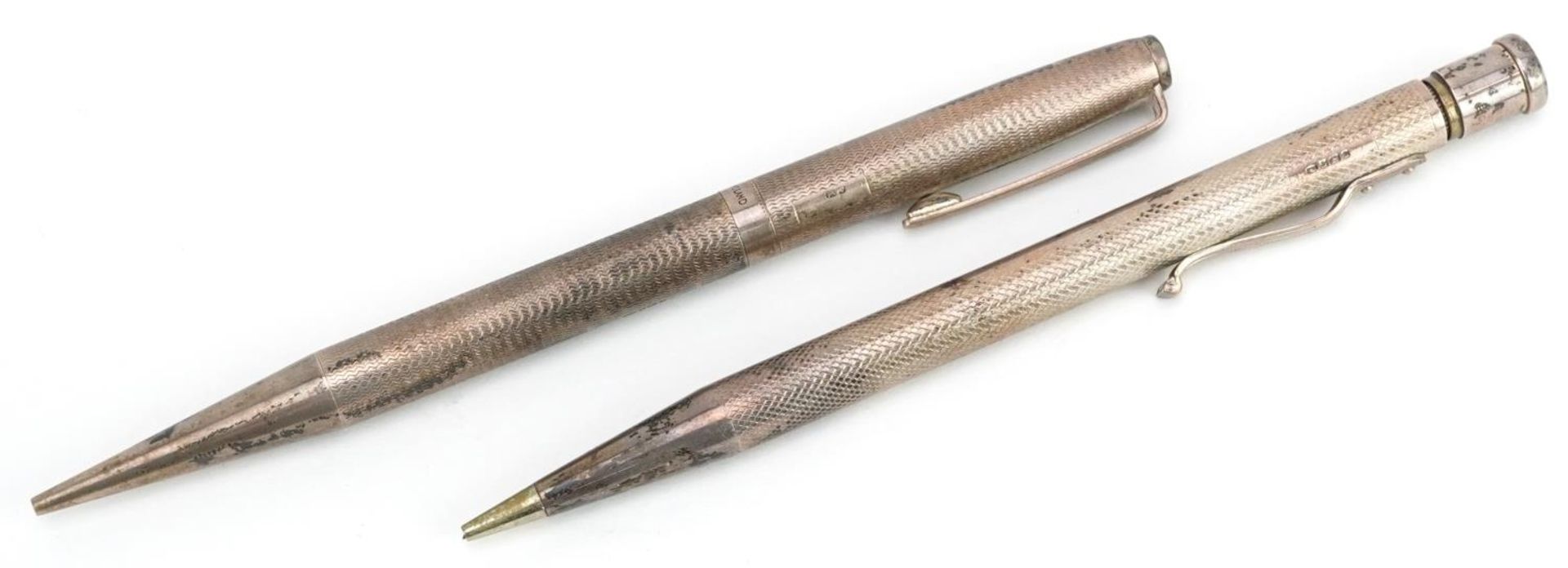 Two Yard-O-Led silver propelling pencils with fitted cases : For further information on this lot - Image 3 of 5