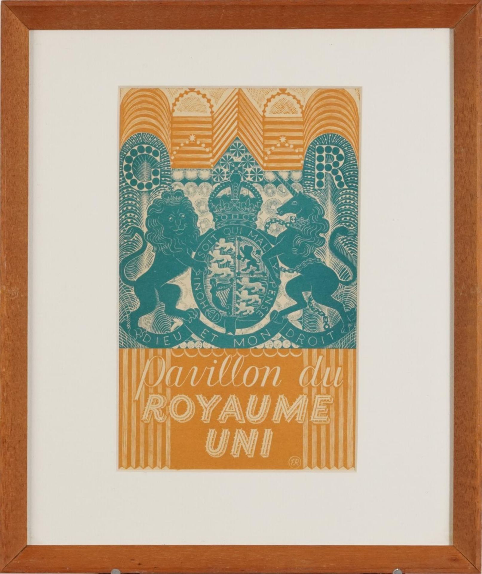 Eric Ravilious - Guide des Objects Exposes Dans la Pavillon du Royaume Uni, inscribed 1937 - Bild 2 aus 4