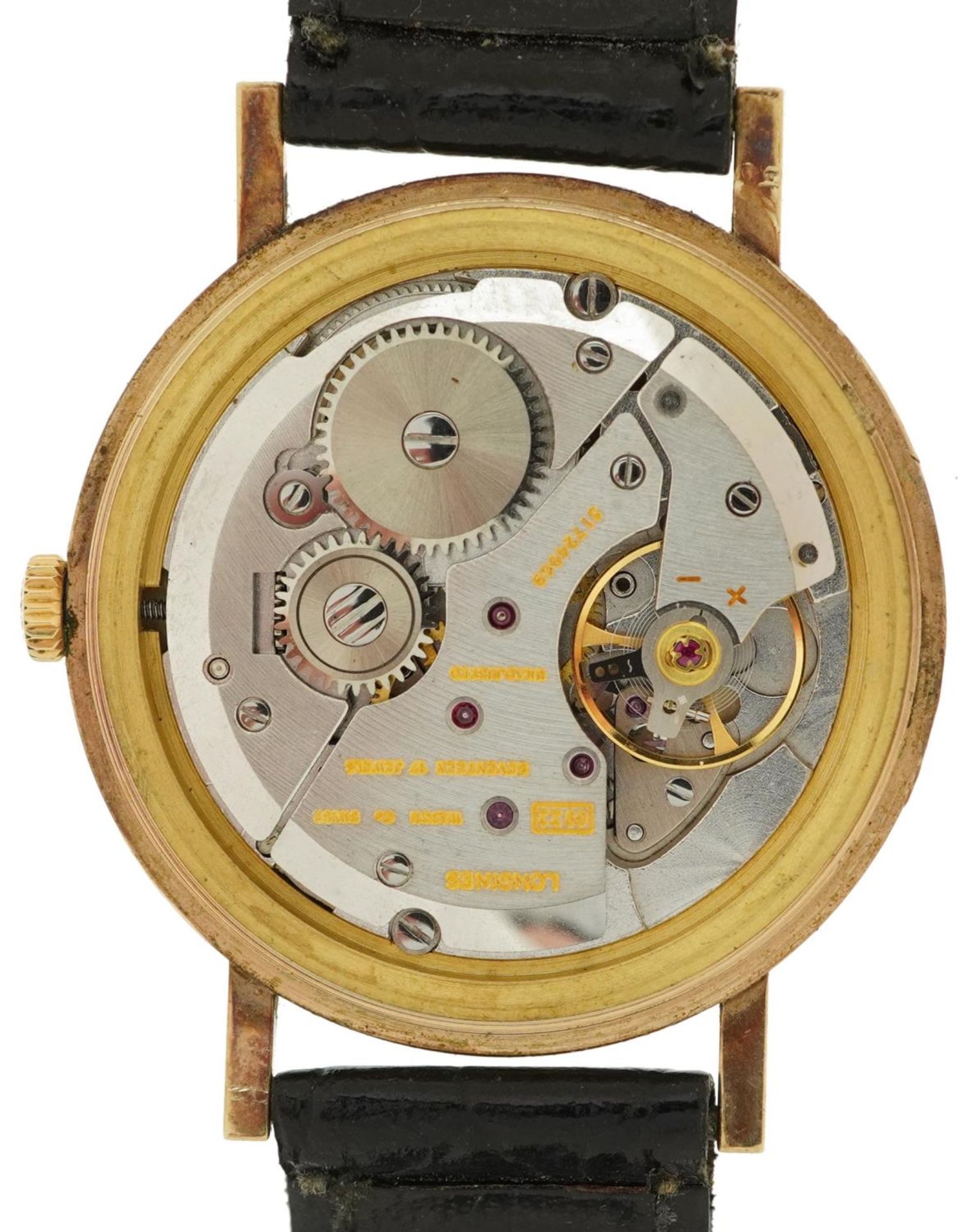 Longines, gentlemen's 9ct gold manual wristwatch, the movement numbered 51724969, 35mm in - Bild 3 aus 6