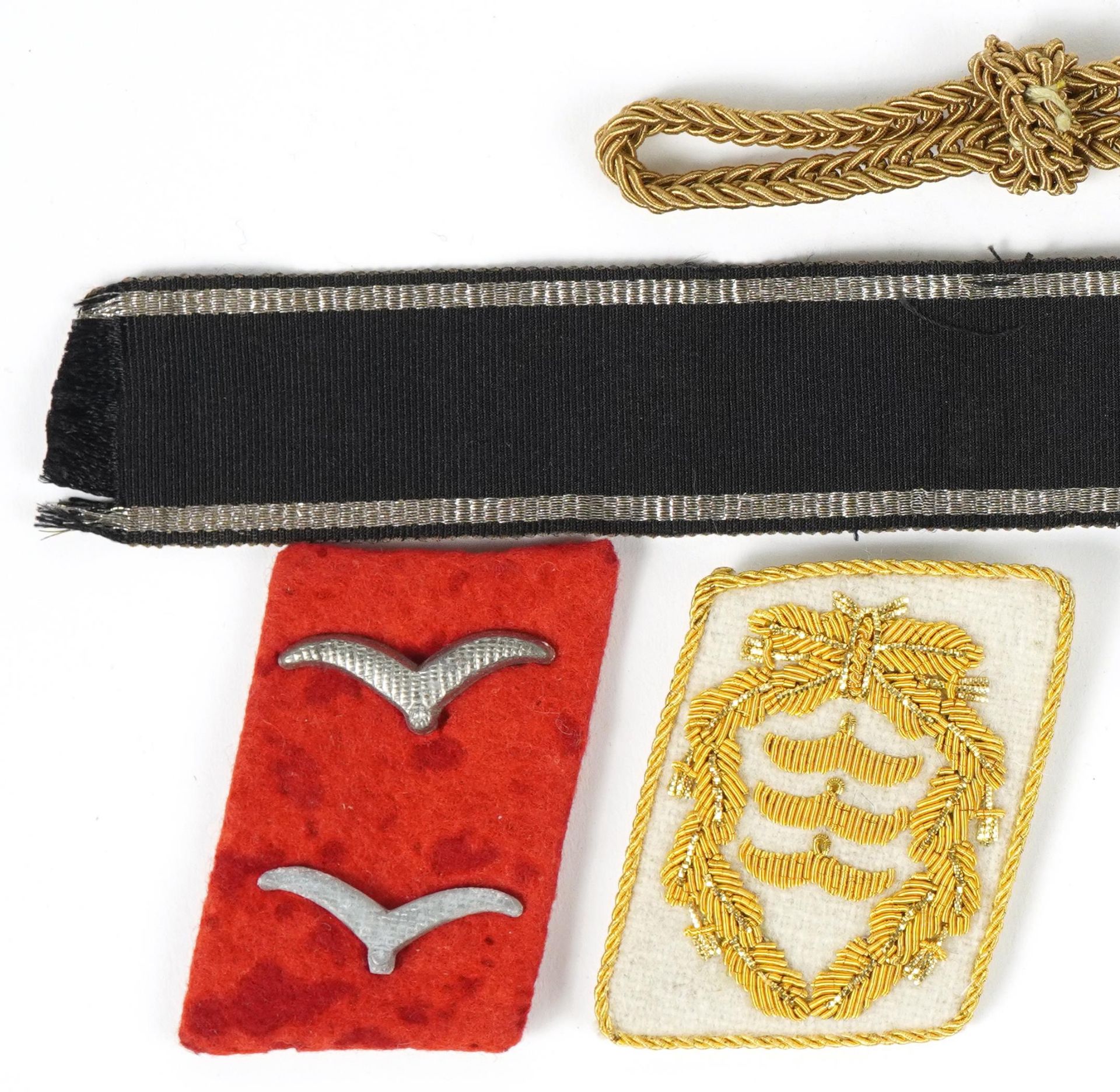 German militaria including two breast eagle cloth badges : For further information on this lot - Bild 2 aus 4
