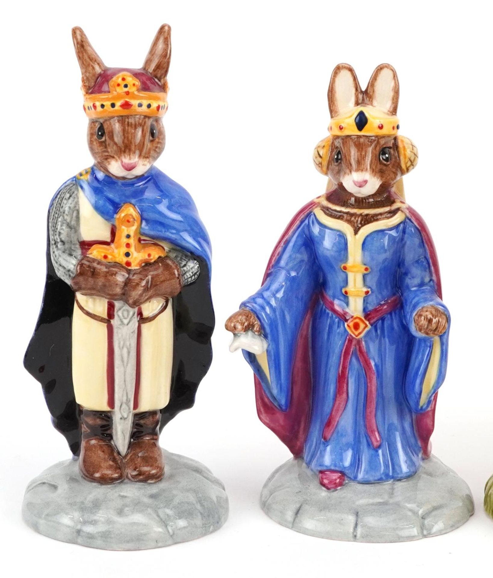 Five Royal Doulton Bunnykins figures from the Arthurian Legends Collections with certificates - Image 2 of 6