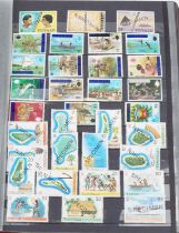 Collection of Tuvalu unmounted stamps arranged in an album : For further information on this lot