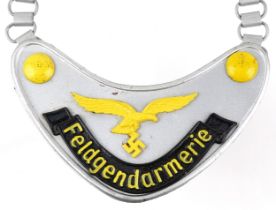 German military interest Feldgendarmerie Gorget : For further information on this lot please visit