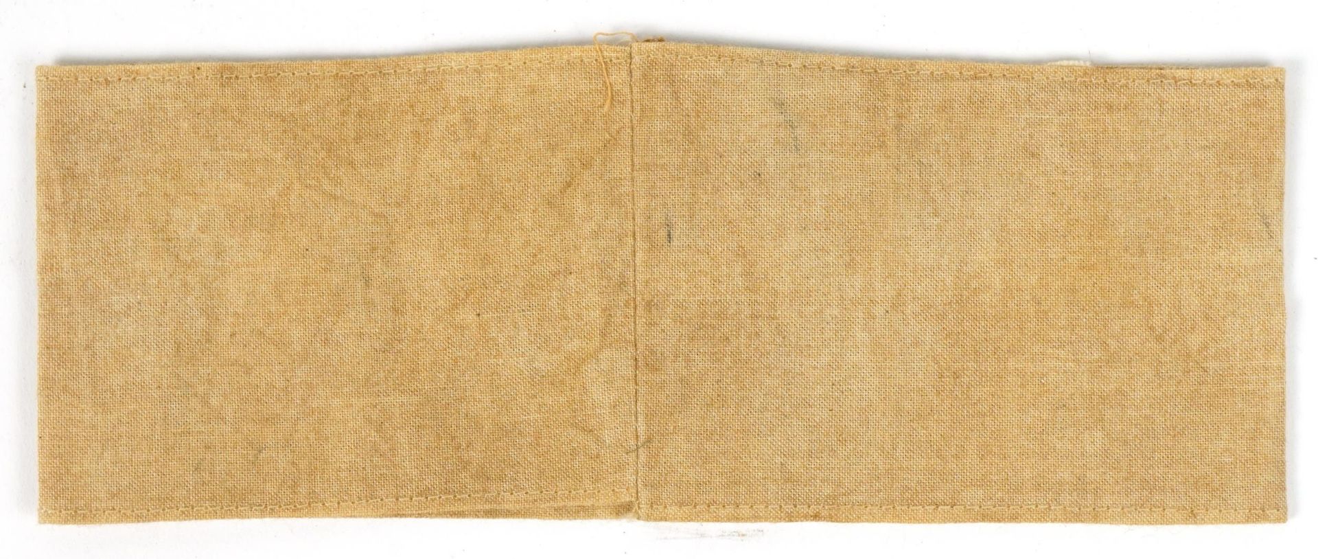 German military interest Pilot Red Cross armband with stamp, 20.5cm wide : For further information - Image 2 of 2