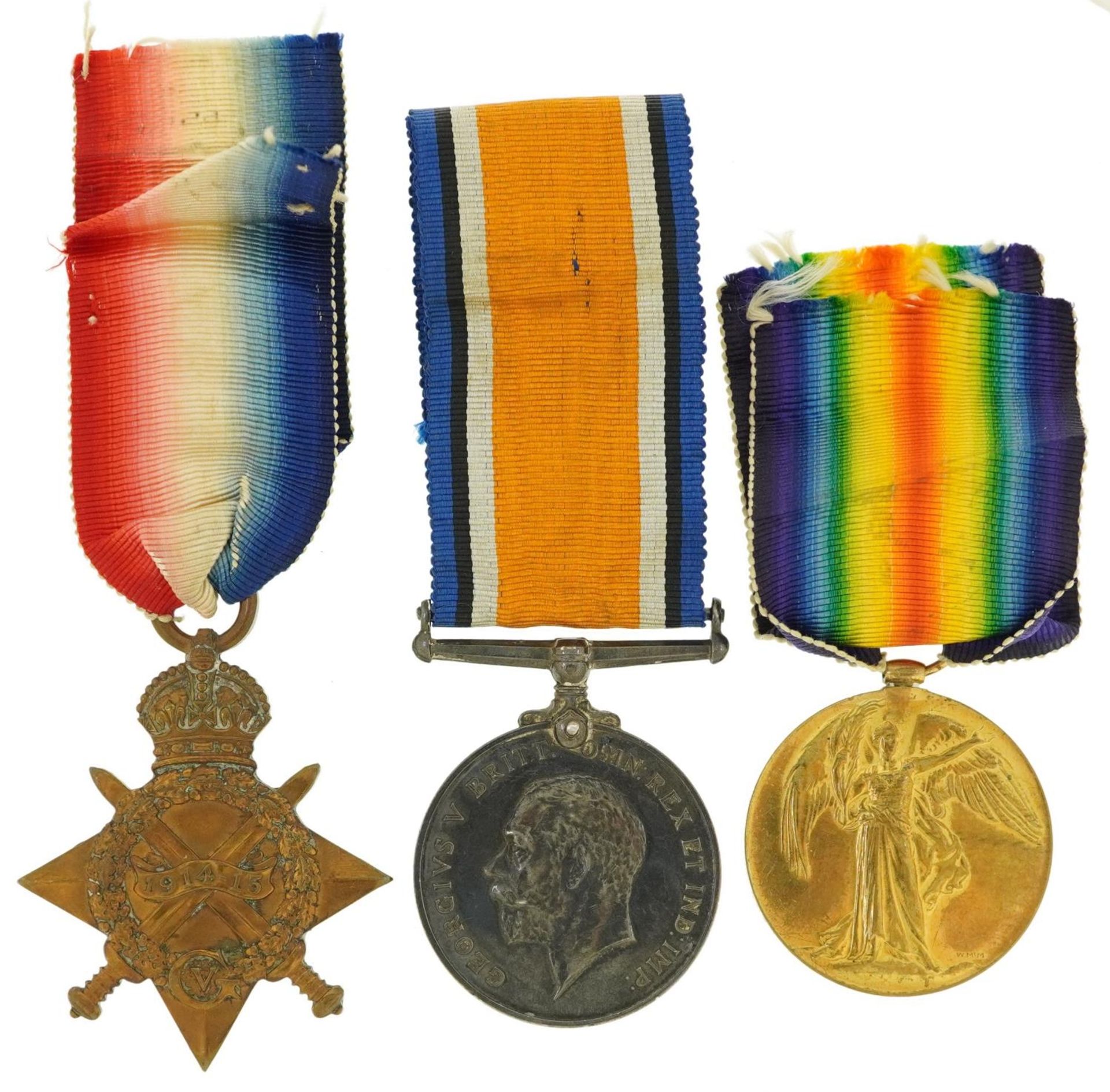 British military World War I trio awarded to 8971PTE.A.B.SMITH.A.S.C. - Image 2 of 5