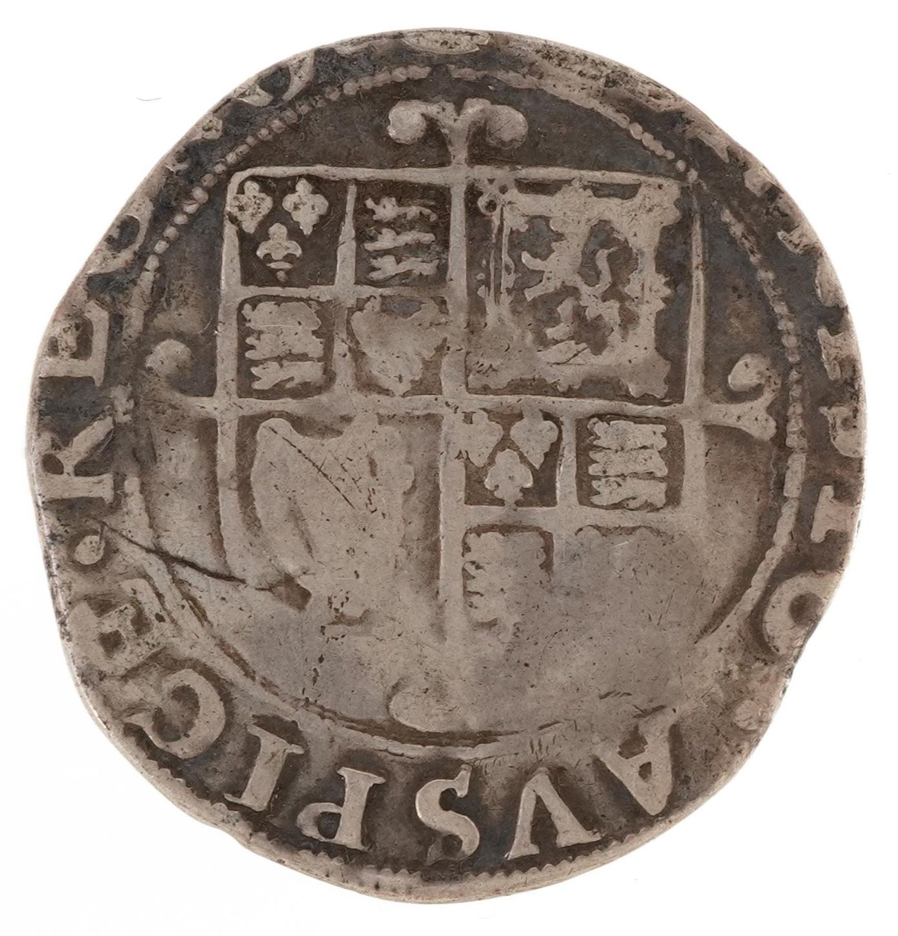 Charles I hammered silver shilling