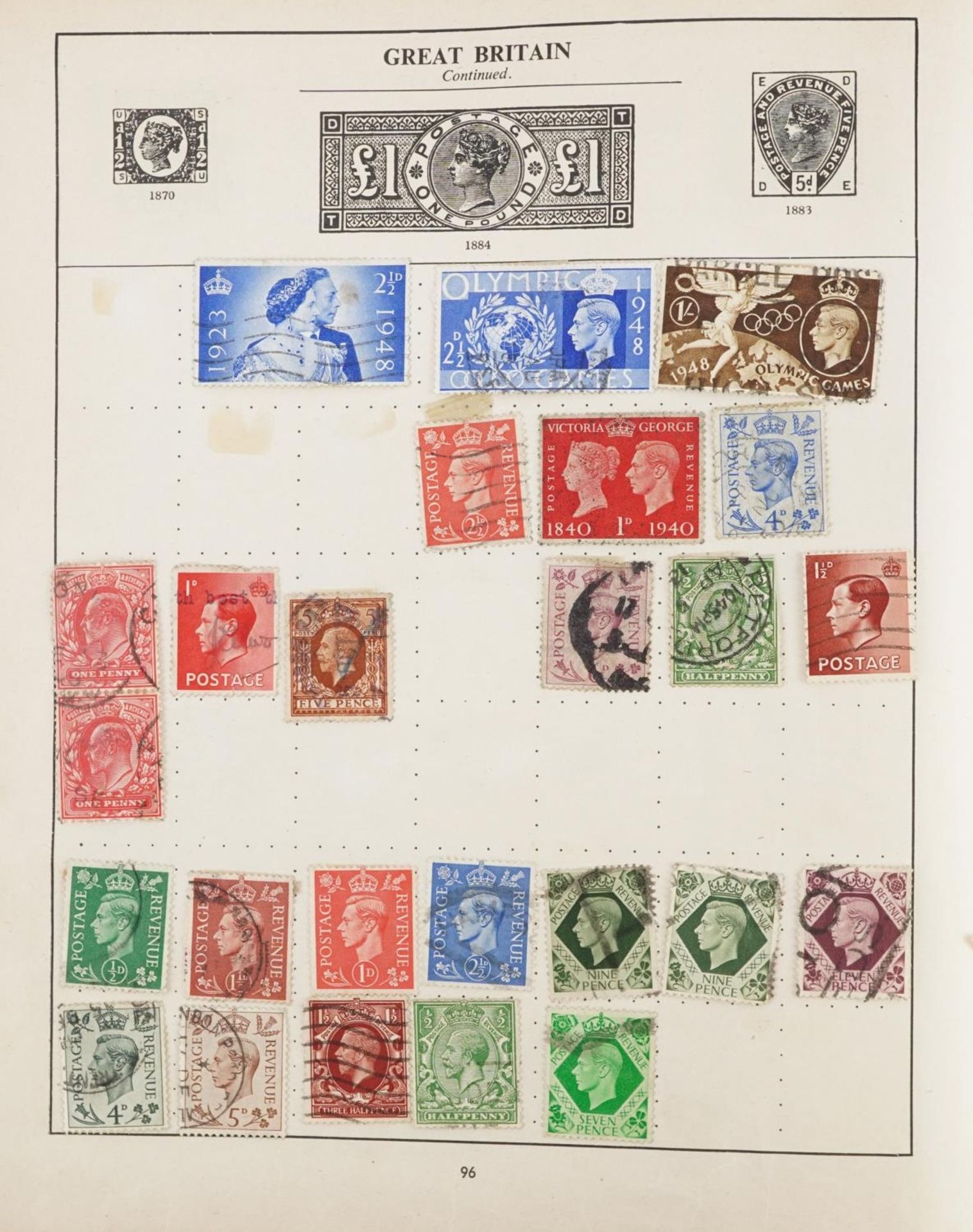 Collection of 19th century and later stamps arranged seven stock books and albums including Ireland, - Image 18 of 32