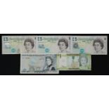 British and Irish banknotes including four Elizabeth II five pound notes
