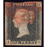 The Facile Philatelic album by Stanley Gibbons housing various Victorian and later stamps