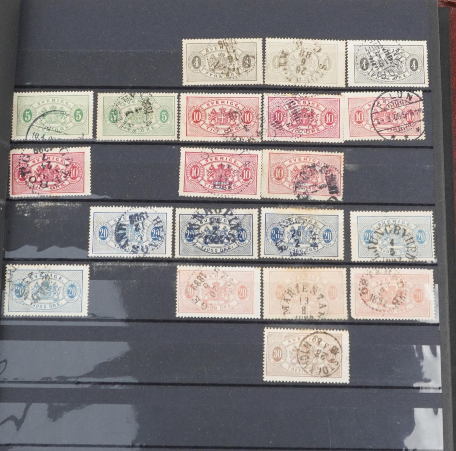 Collection of 19th century and later stamps arranged seven stock books and albums including - Image 8 of 11
