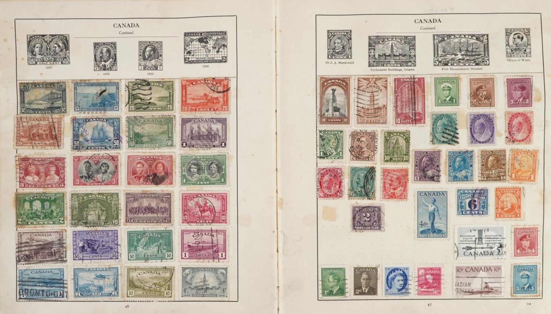 Collection of 19th century and later stamps arranged seven stock books and albums including Ireland, - Image 11 of 32
