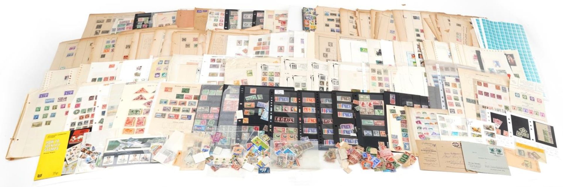 Extensive collection of antique and later world stamps and postal history, predominantly arranged on