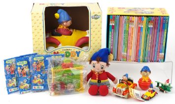 Vintage and later Noddy collectables including Bendy Noddy car with box and various books by Enid