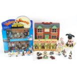 Wallace & Gromit collectables including The Cauliflower Collection set and The Carrot Collection set