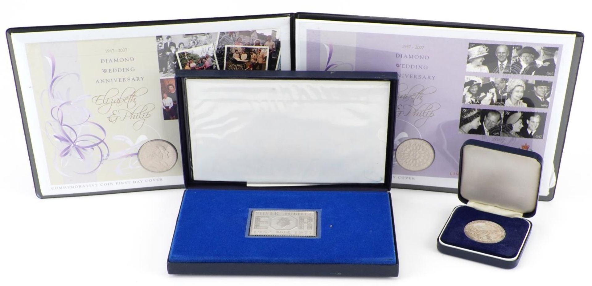 Coinage and silver including The Post Office Official Commemorative Silver Stamp edition ingot and