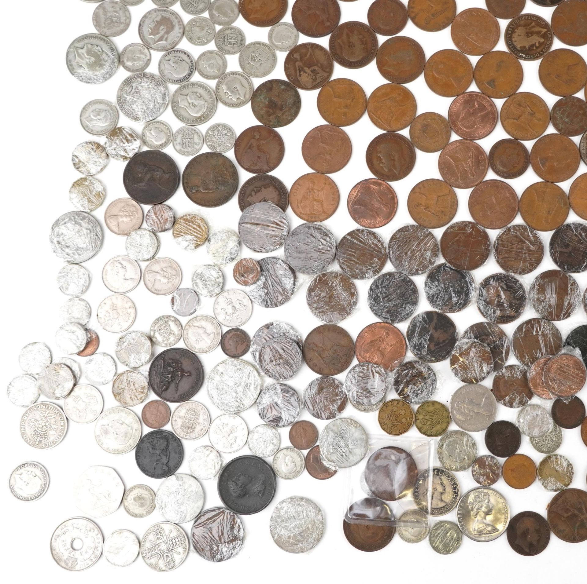 Antique and later British and world coinage including a large collection of pre 1947 examples and - Image 4 of 6