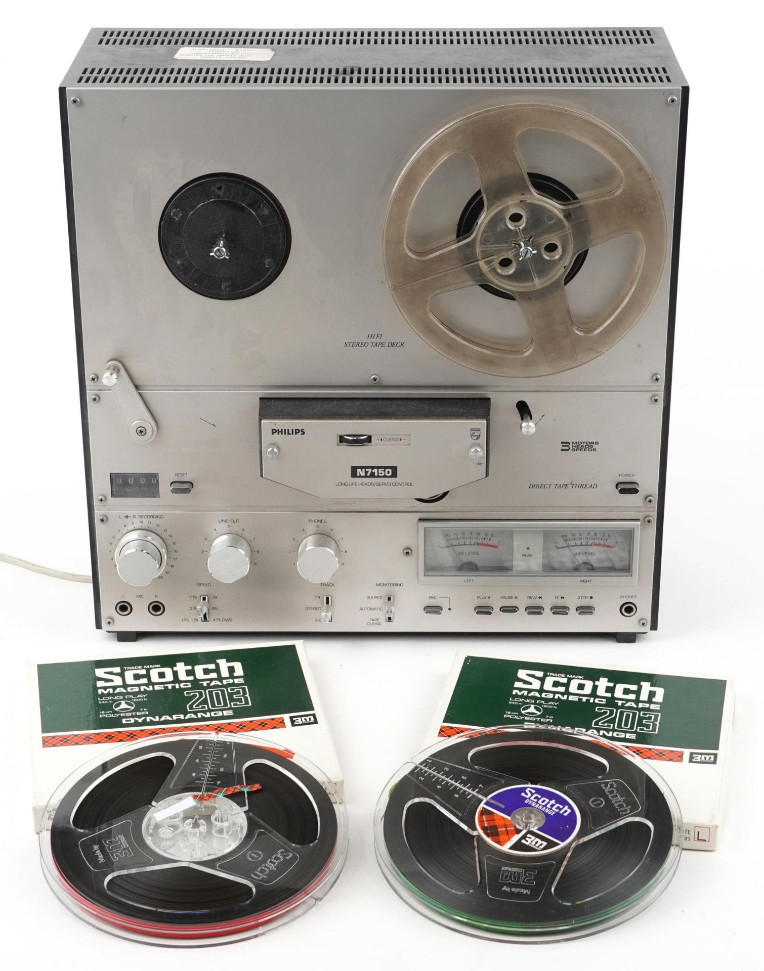 Vintage Philips HiFi stereo reel-to-reel player model N7150