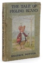 The Tale of Pigling Bland, hardback book by Beatrix Potter published London Frederick Warne & Co,