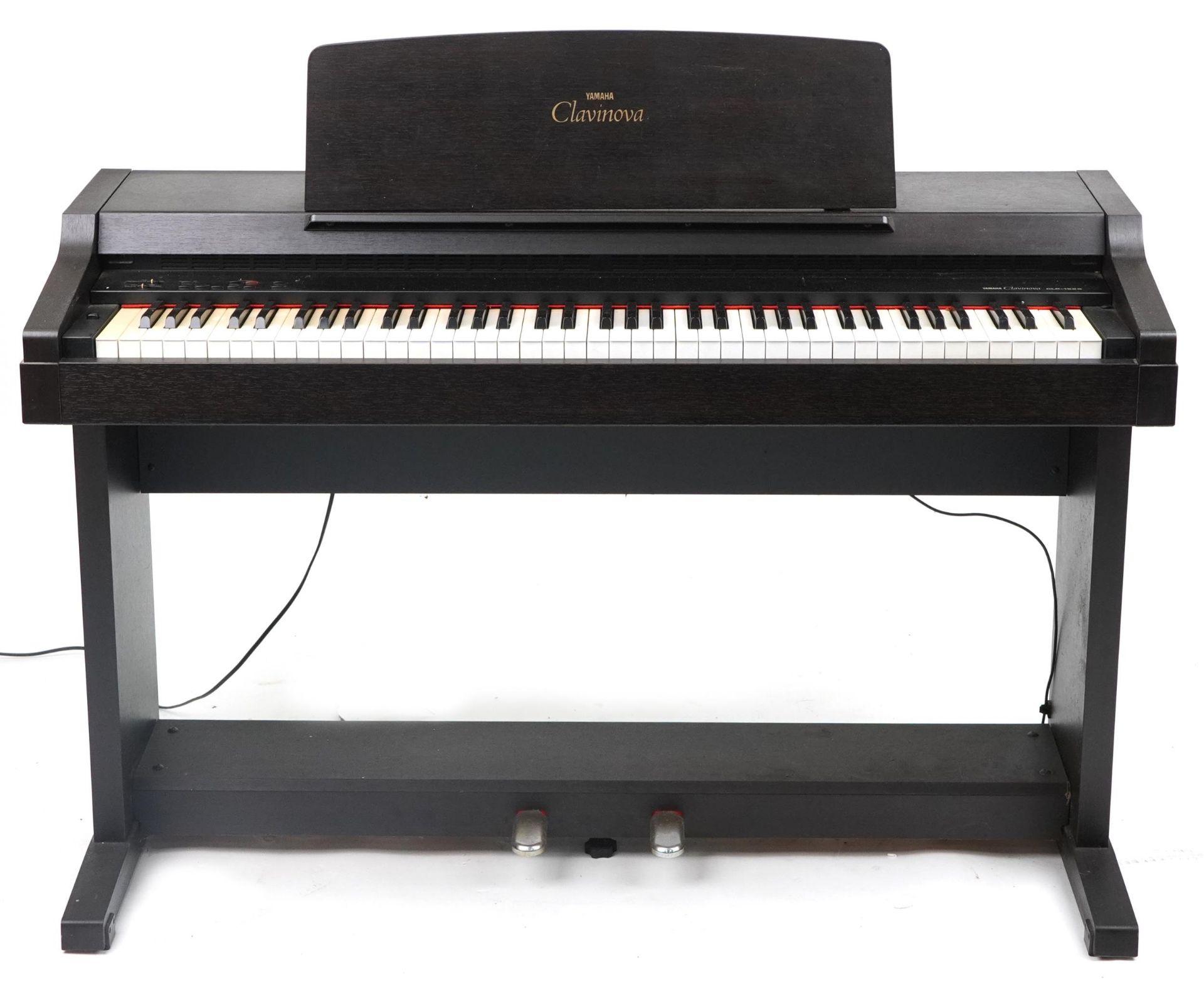 Yamaha Clavinova electric piano model CLP-152S, overall 103cm H x 120.5cm W x 46cm D - Bild 2 aus 6