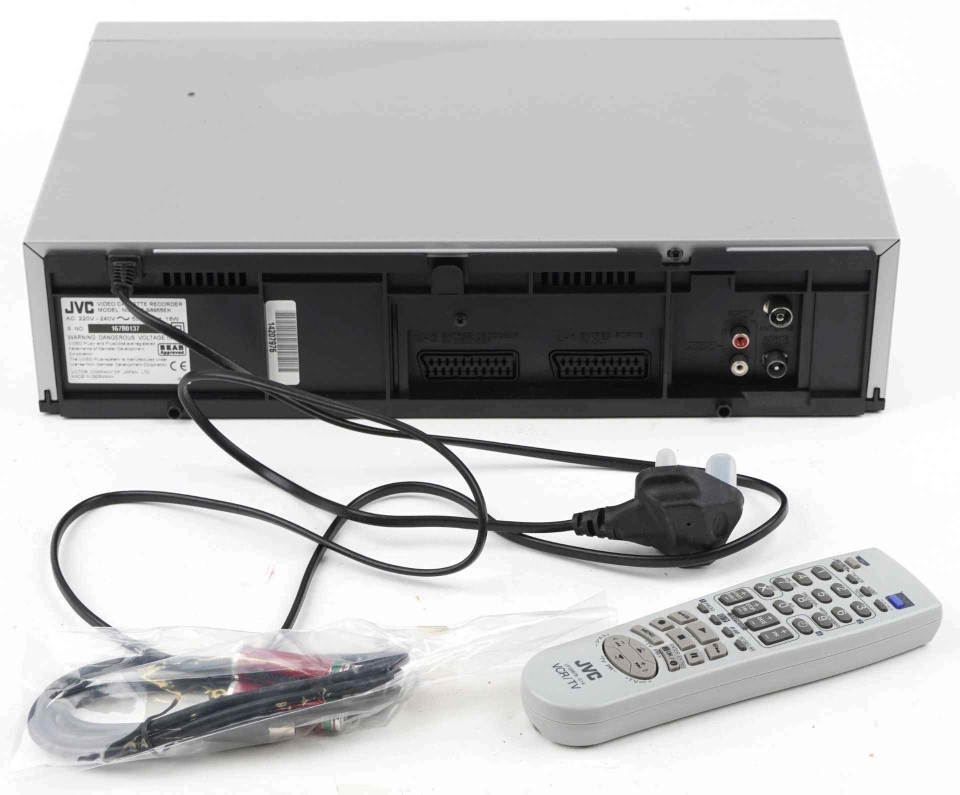 As new JVC video cassette recorder with box, model HR-S6955UK - Bild 3 aus 4
