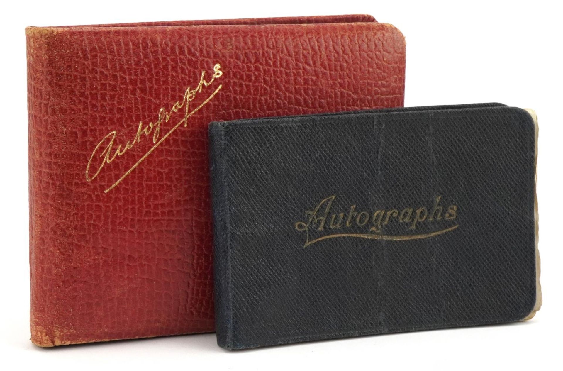 Two early 20th century autograph albums housing various autographs - Image 13 of 13
